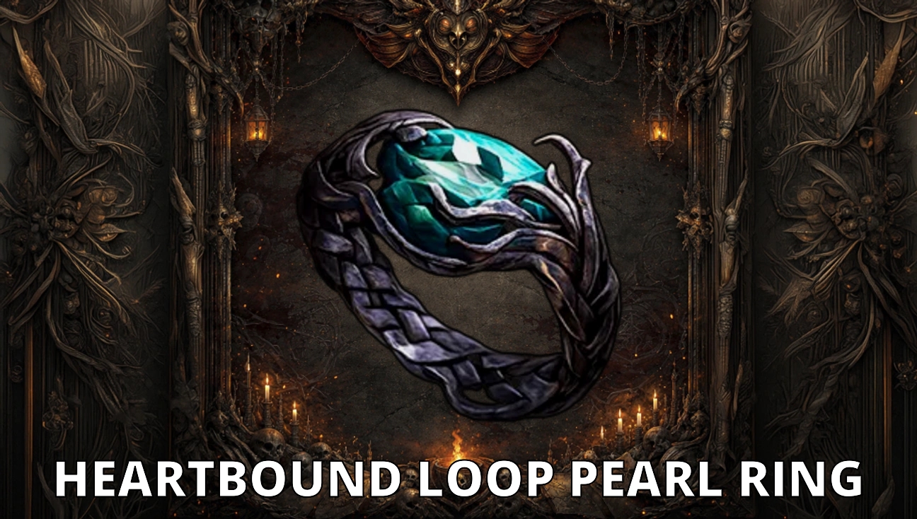 Heartbound Loop Pearl Ring artwork