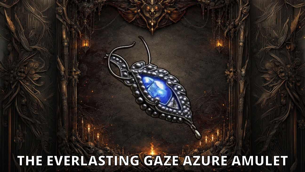 The Everlasting Gaze Azure Amulet artwork