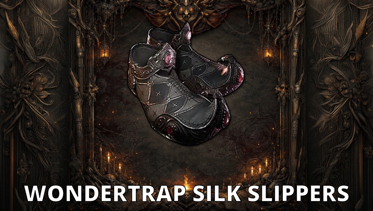 Wondertrap Silk Slippers artwork