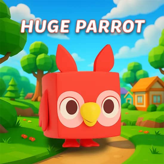 Huge Parrot artwork