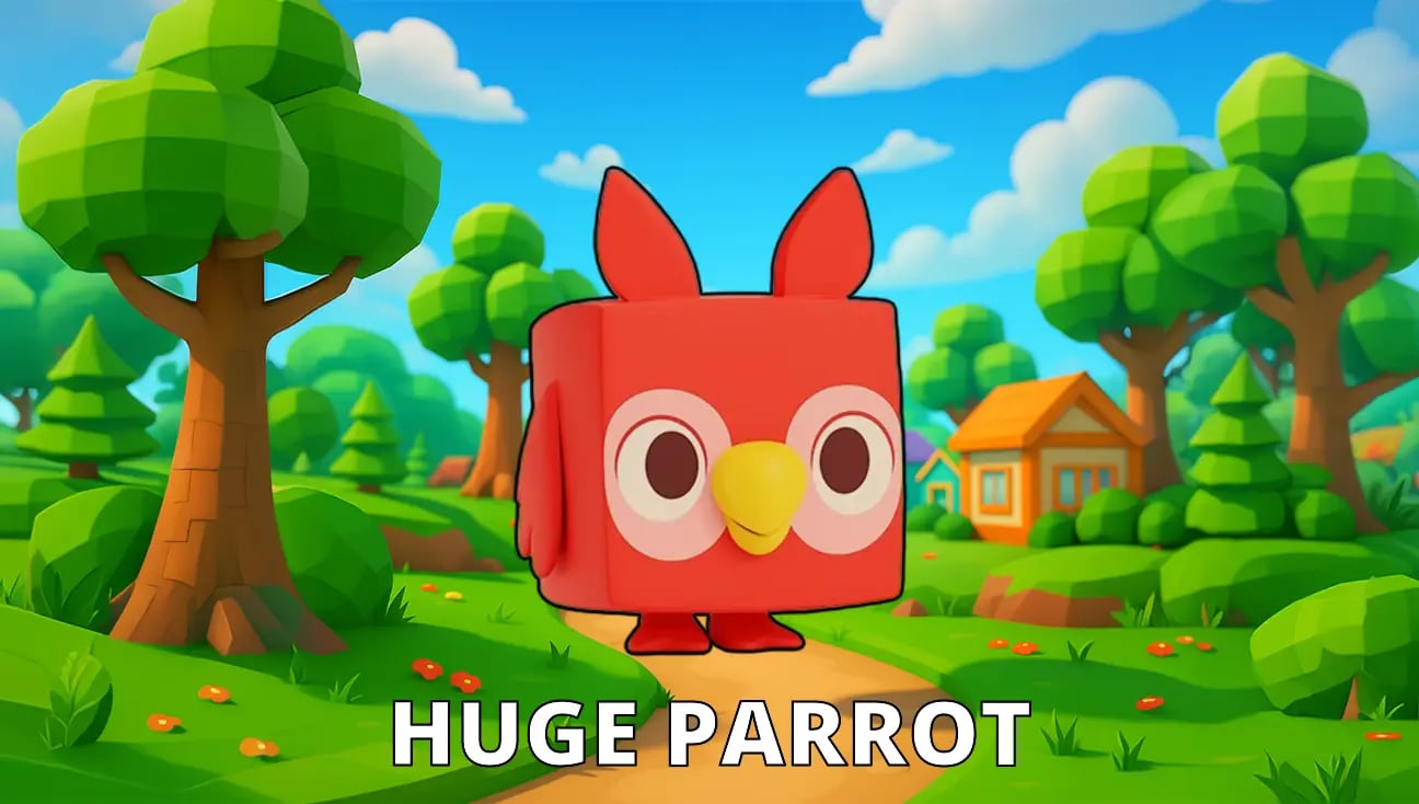 Huge Parrot artwork