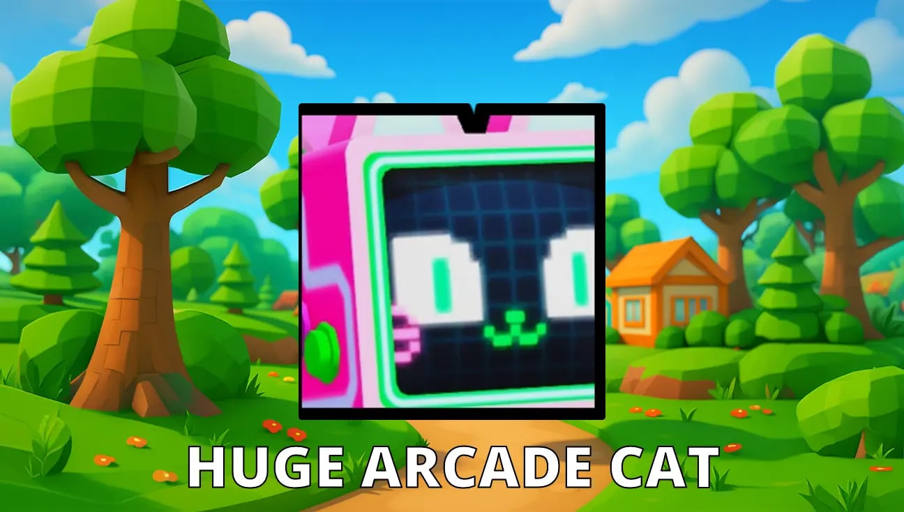Huge Arcade Cat artwork