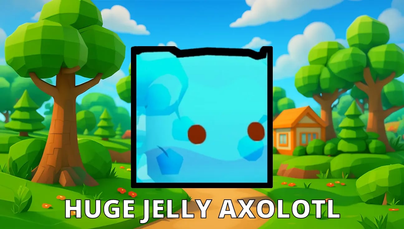 Huge Jelly Axolotl artwork