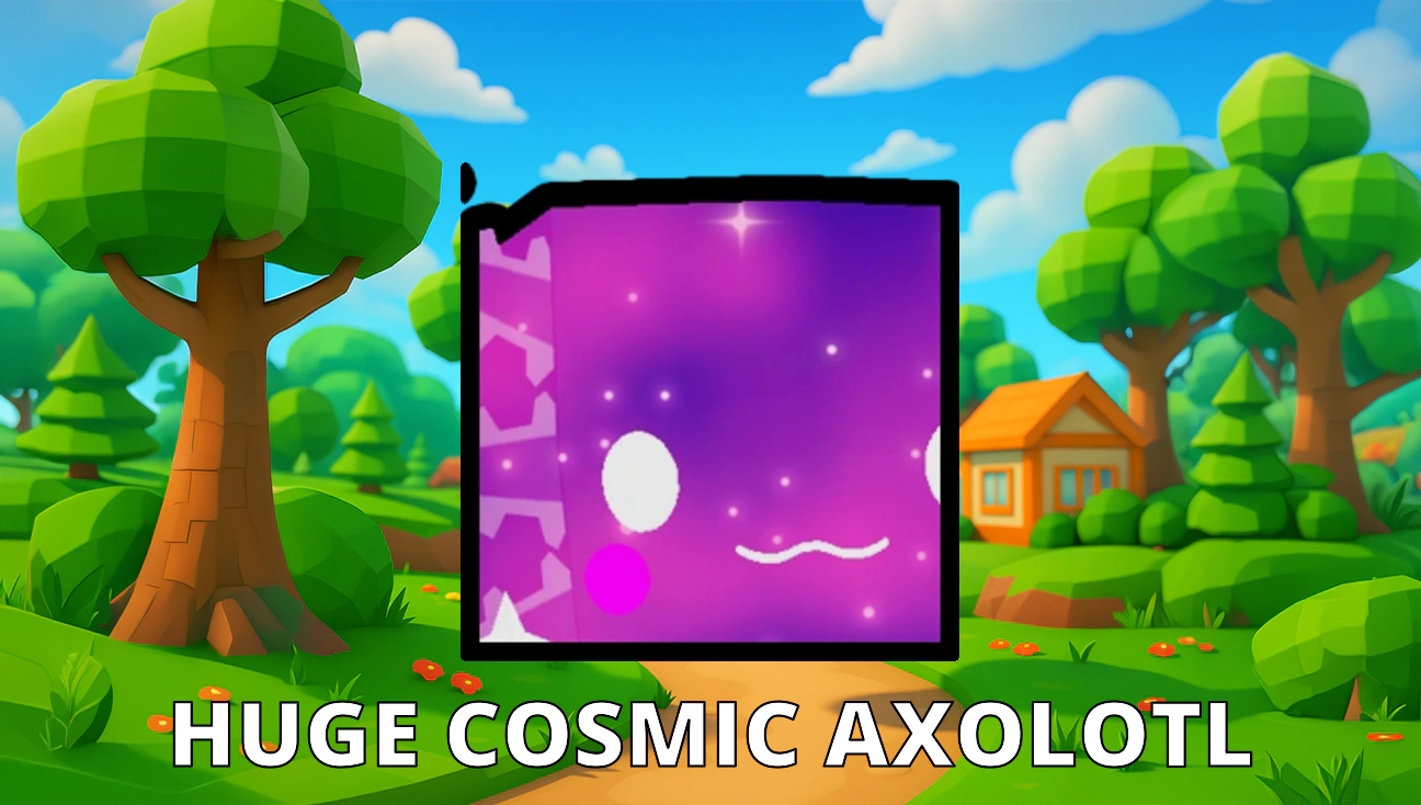 Huge Cosmic Axolotl artwork