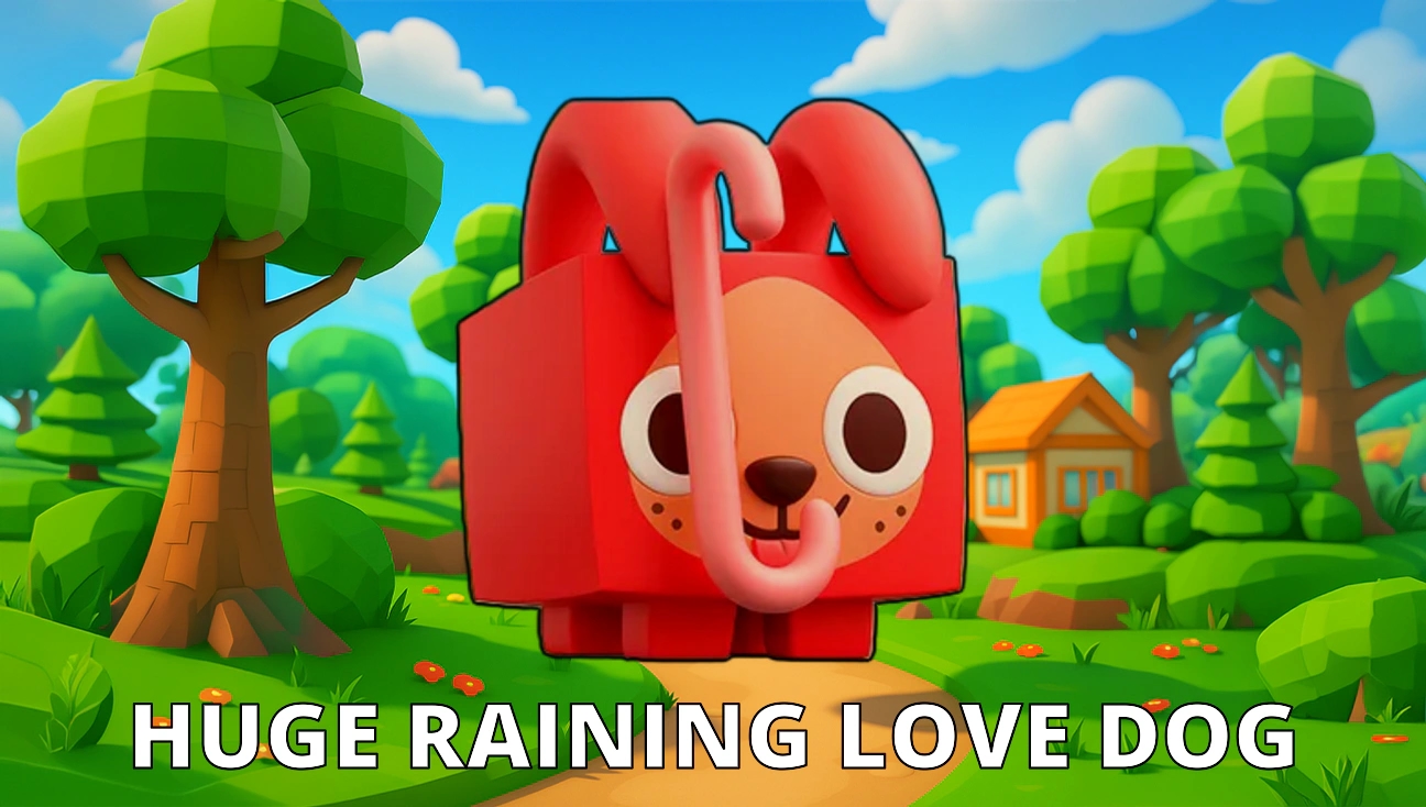 Huge Raining Love Dog artwork