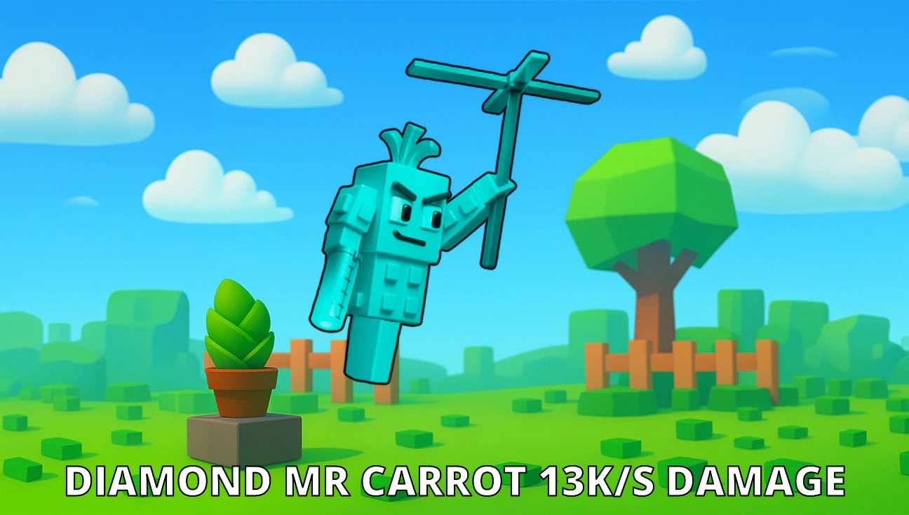 Diamond Mr Carrot 13k/s Damage artwork