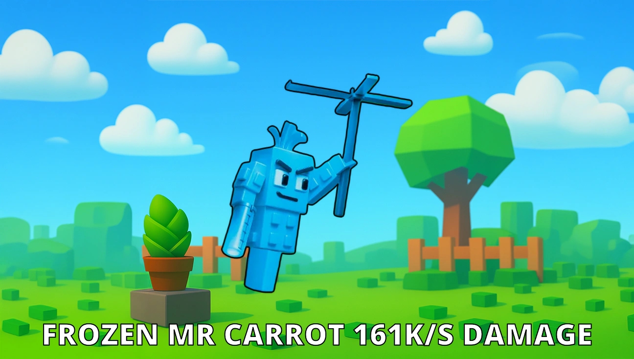 Frozen Mr Carrot 161K/s Damage artwork