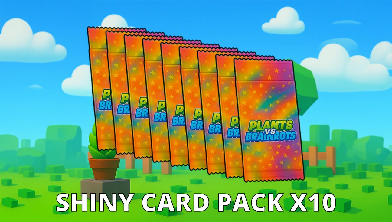 x10 Shiny Card Pack artwork