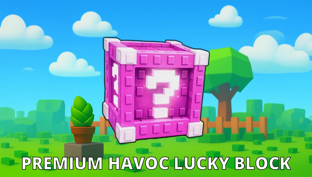 Premium Havoc Lucky Block artwork