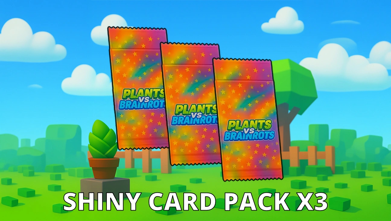 x3 Shiny Card Pack artwork