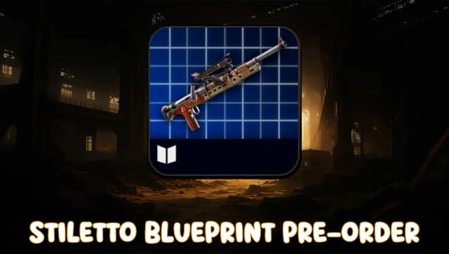 Stiletto BluePrint Pre-order artwork