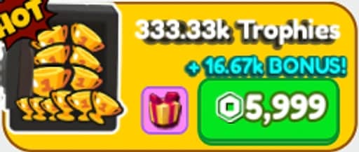 333.33k Trophies artwork