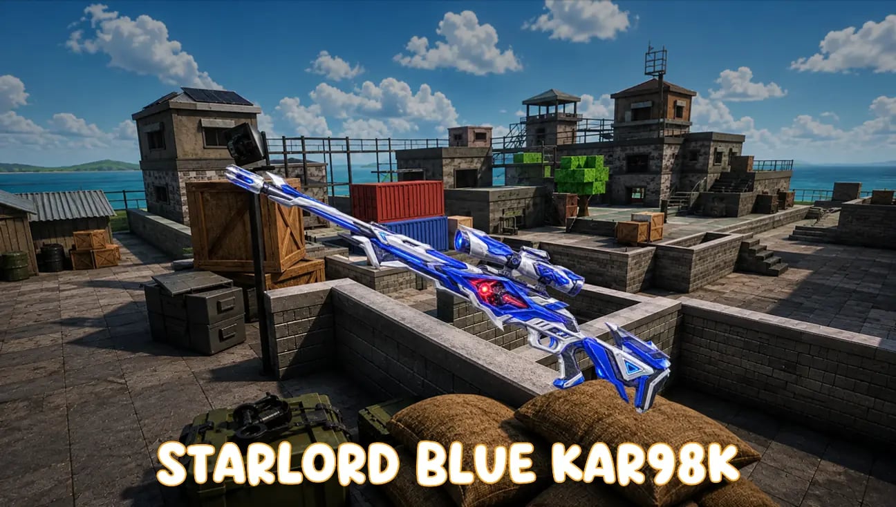 StarLord Blue Kar98k artwork