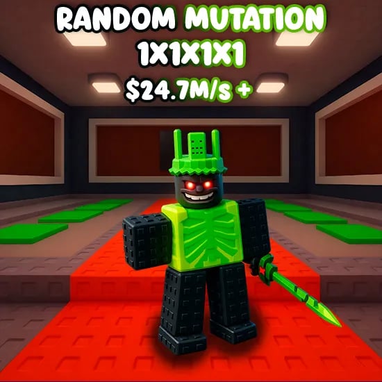 Random Mutation 1X1X1X1 $24.7M/S + artwork