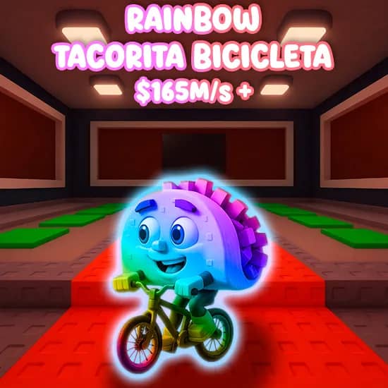 Rainbow Tacorita Bicicleta $165M/s + artwork