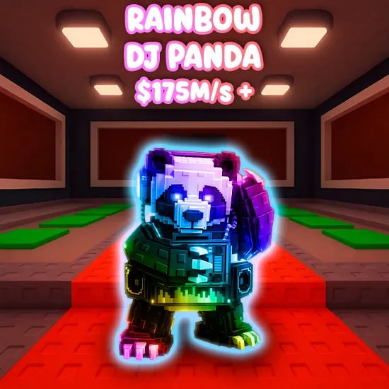 Rainbow DJ Panda $175 M/s + artwork