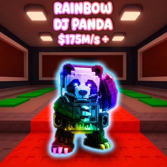 Rainbow DJ Panda $175 M/s + artwork