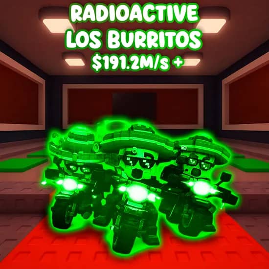 Radioactive Los Burritos $72.2 M/s + artwork