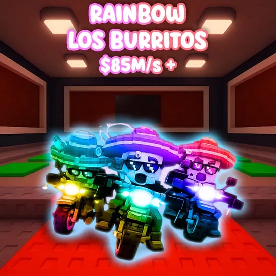 Rainbow Los Burritos $85M/s + artwork