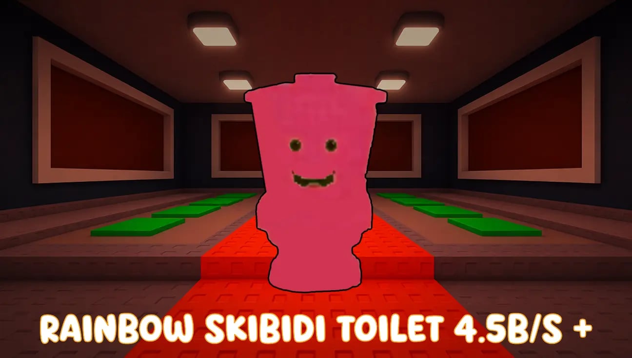 Rainbow Skibidi Toilet 4.5B/s + artwork