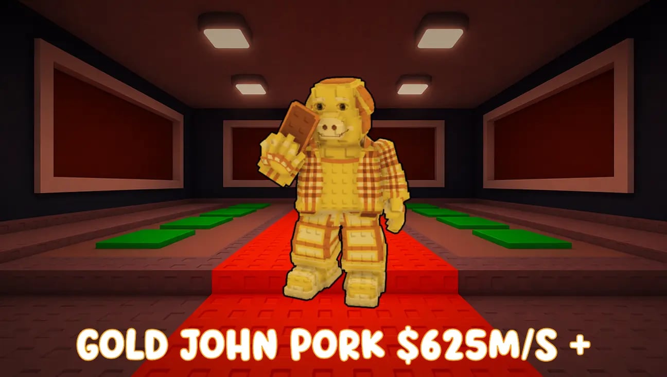 Gold John Pork $625M/s + artwork