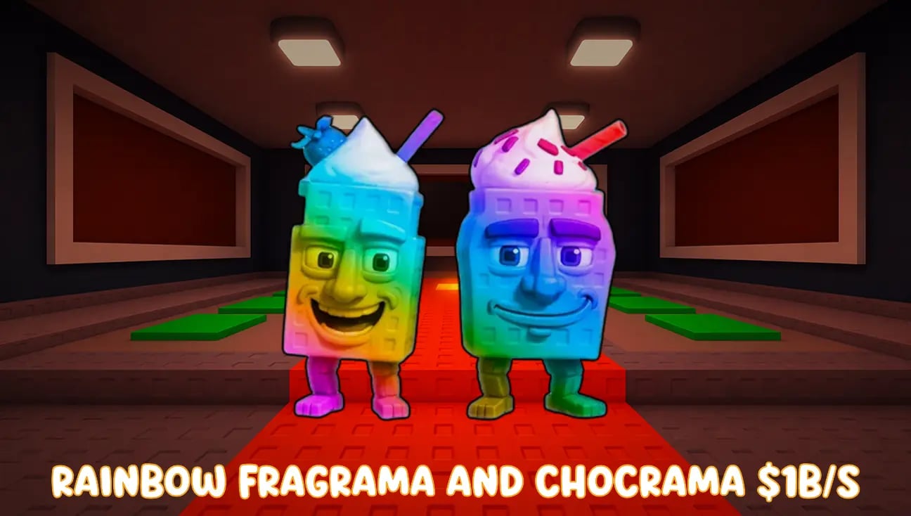 Rainbow Fragrama and Chocrama $1B/s artwork