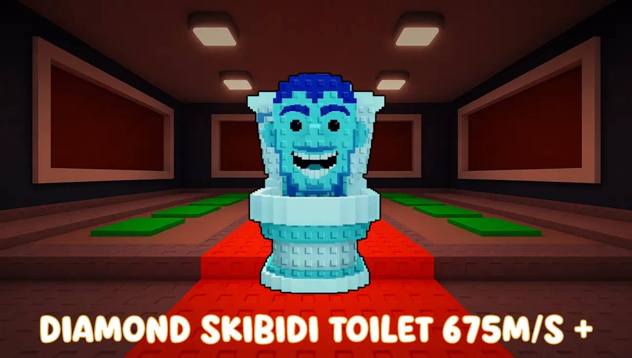 Diamond Skibidi Toilet 675M/s + artwork