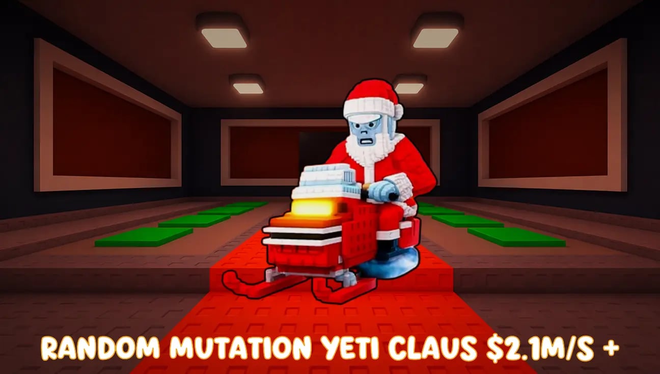 Random Mutation Yeti Claus $2.1M/S + artwork