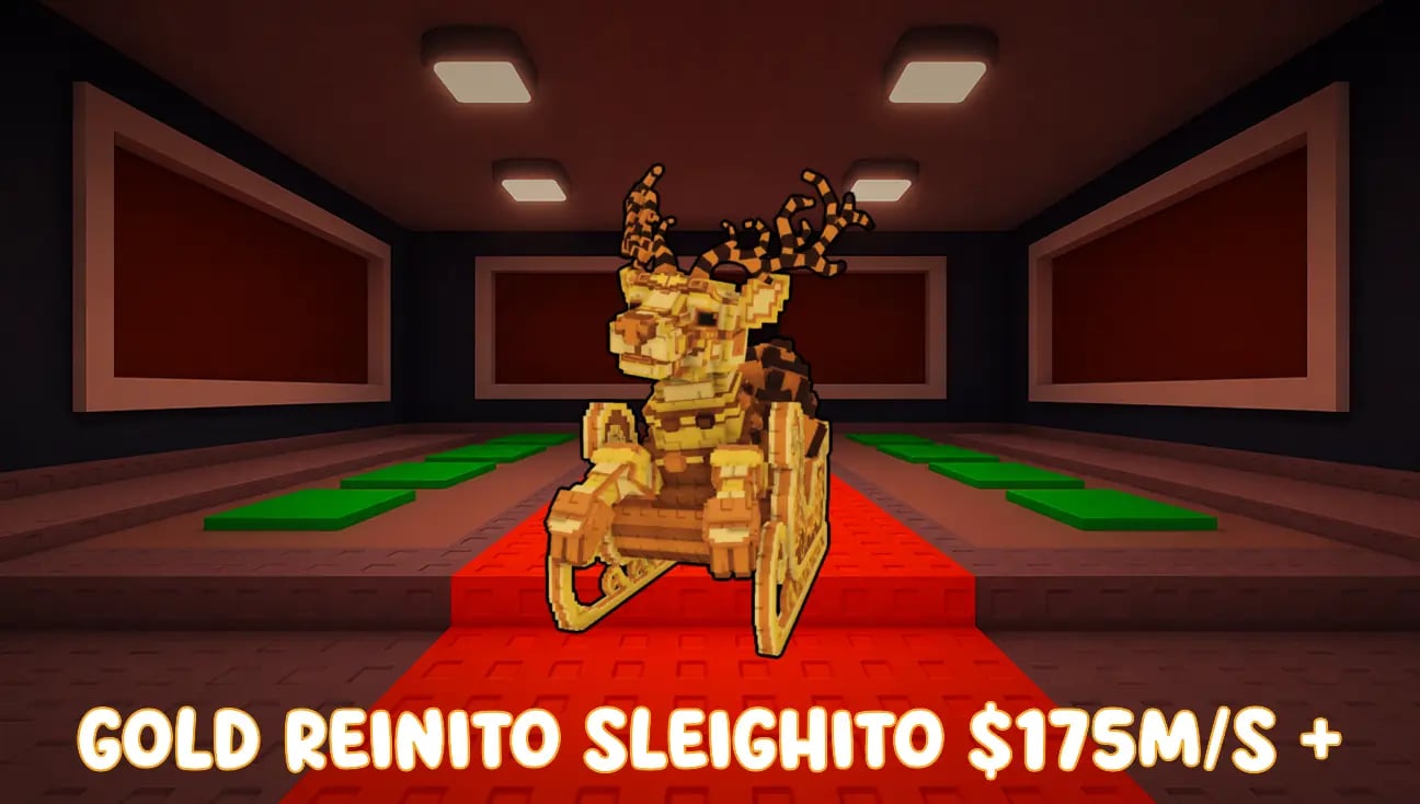 Gold Reinito Sleighito $175M/s + artwork