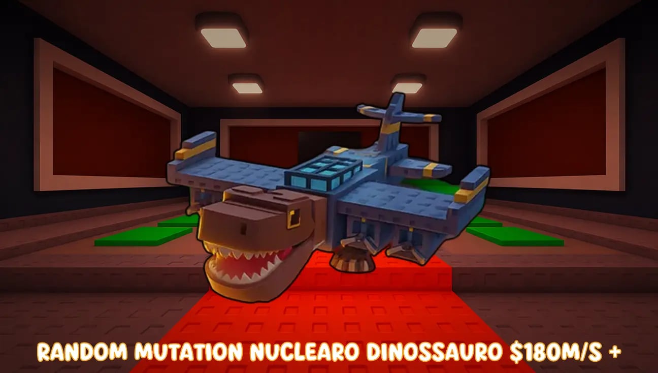 Random Mutation Nuclearo Dinossauro $180M/S + artwork
