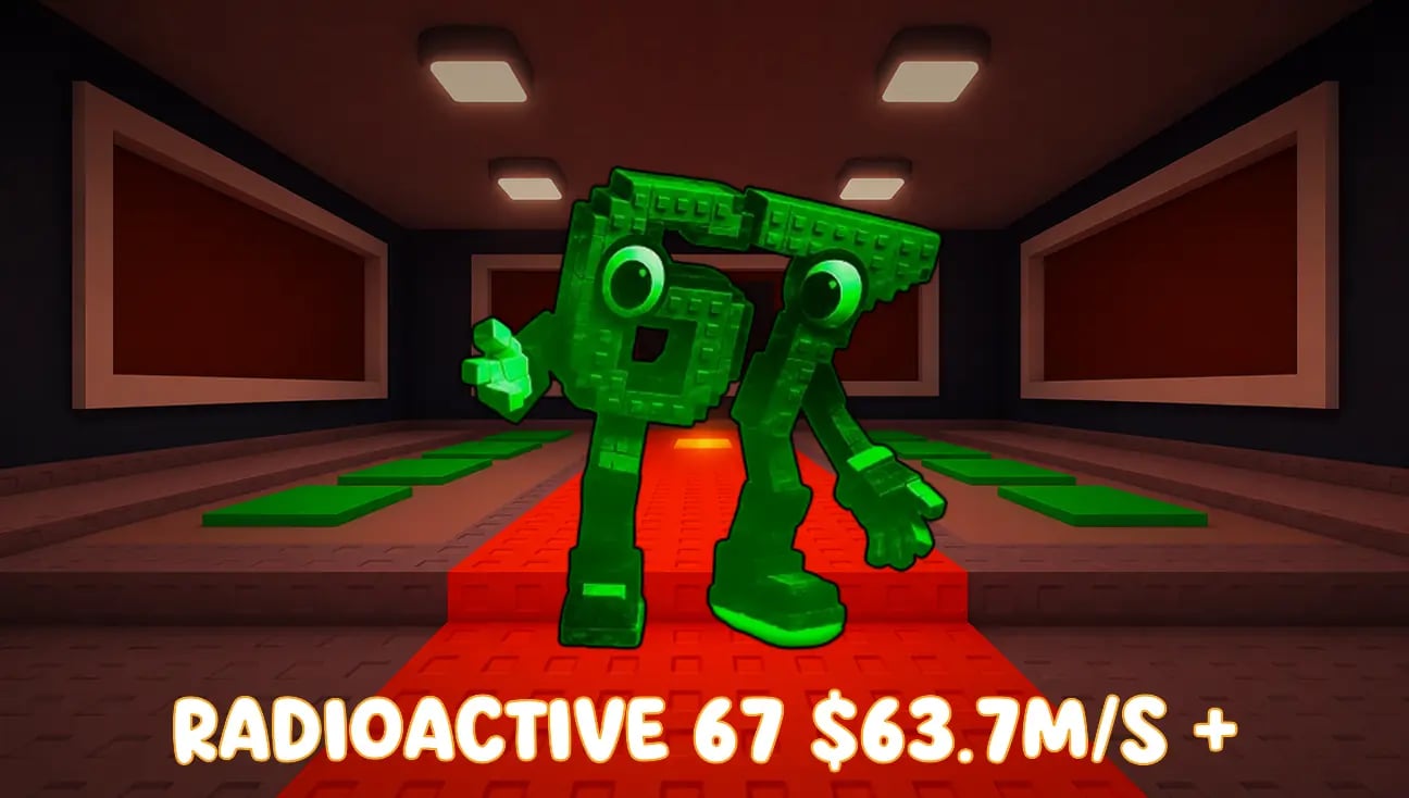 Radioactive 67 $63.7M/S + artwork
