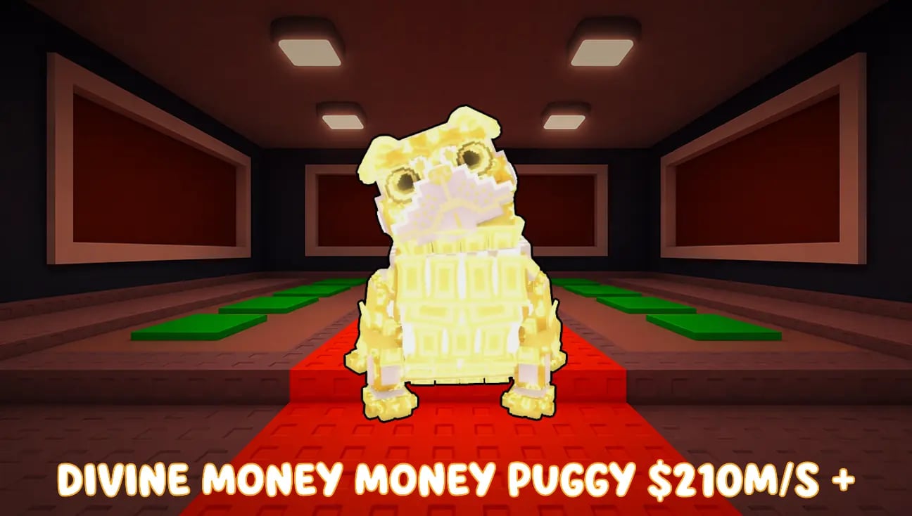 Divine Money Money Puggy $210M/s + artwork
