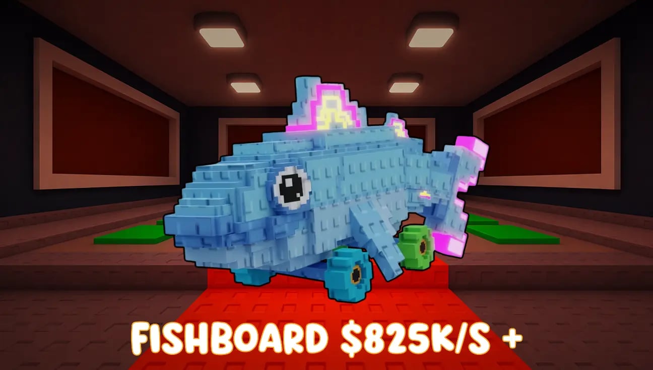 Fishboard $825K/S + artwork