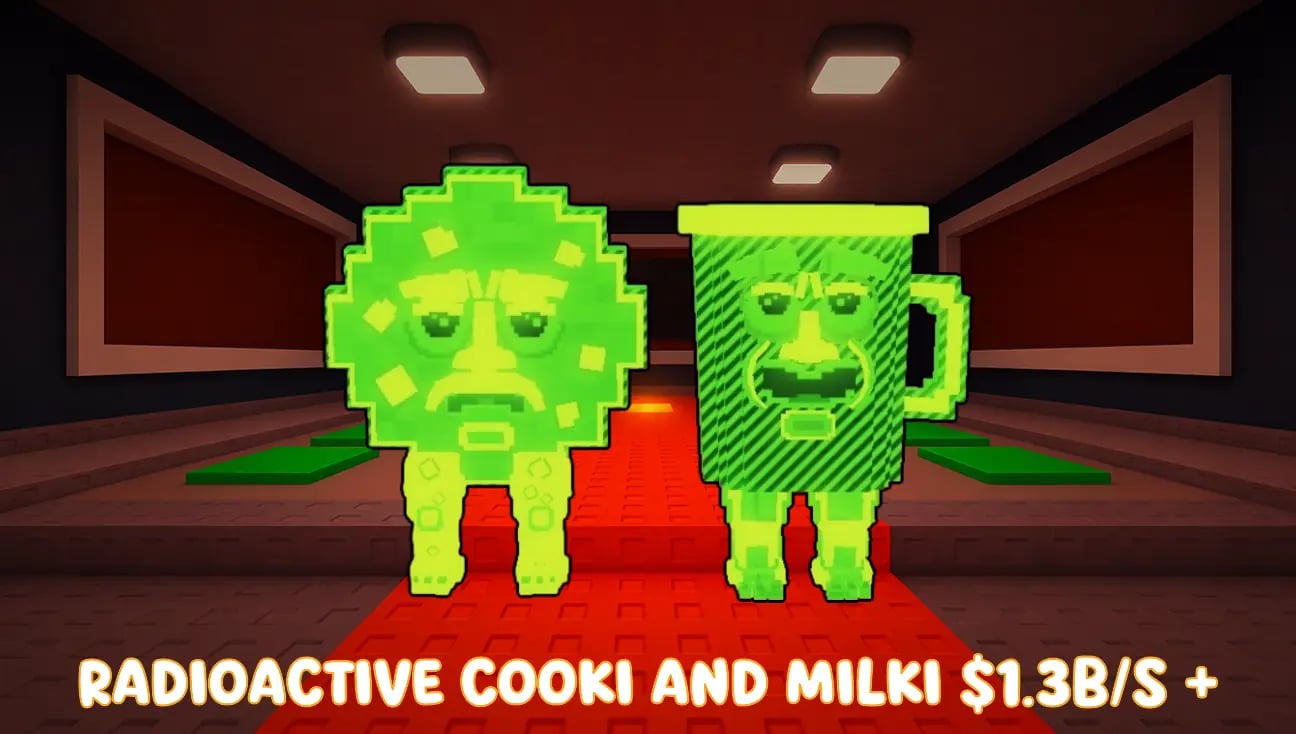 Radioactive Cooki and Milki $1.3B/s + artwork