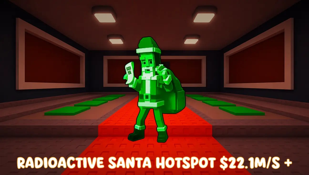 Radioactive Santa Hotspot $22.1M/s + artwork