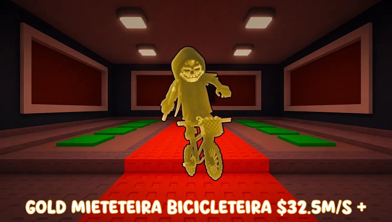 Gold Mieteteira Bicicleteira $32.5M/S + artwork