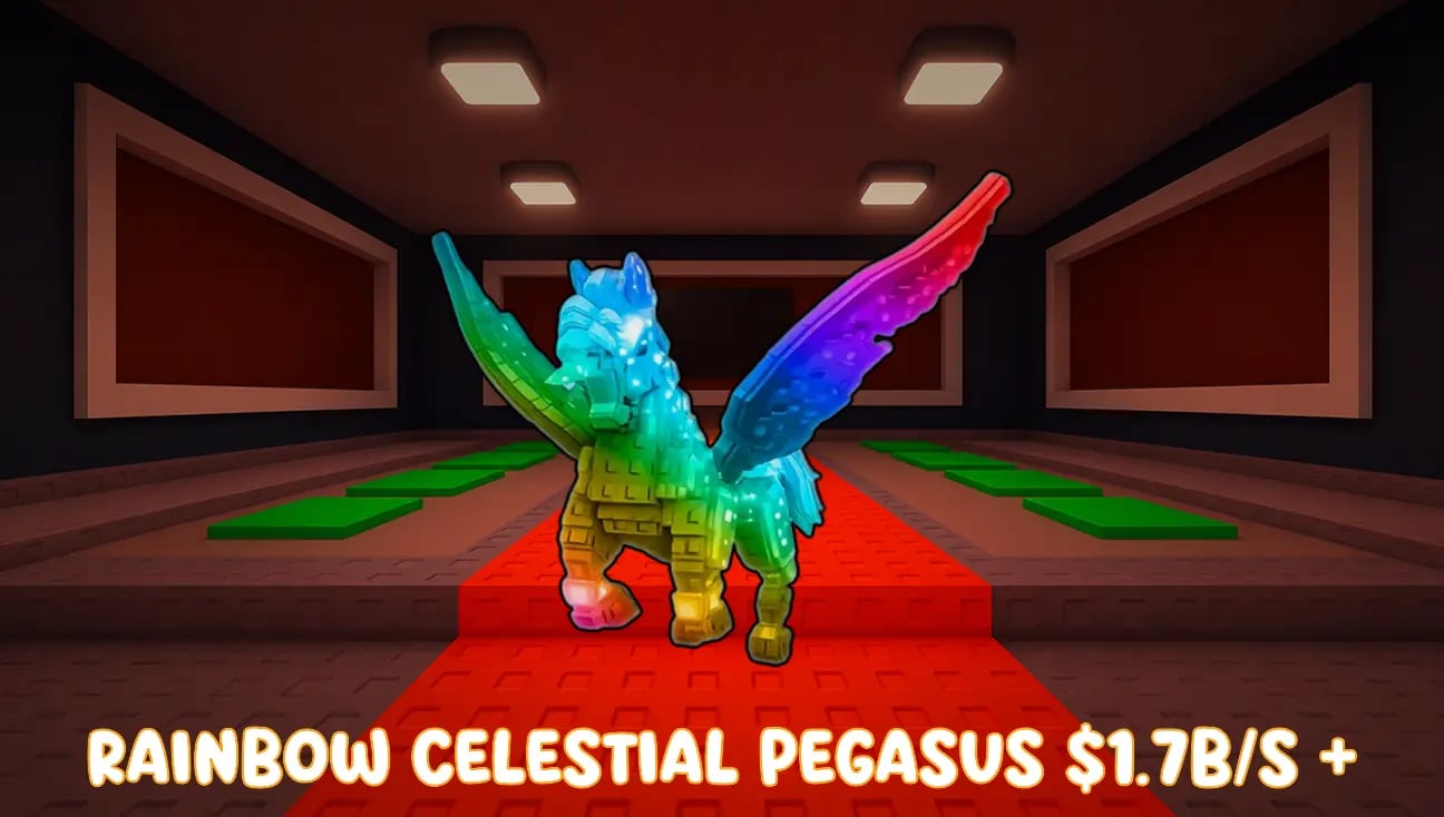 Rainbow Celestial Pegasus $1.7B/s + artwork