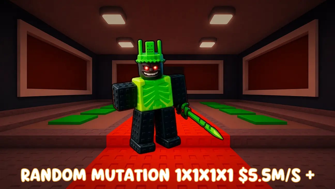 Random Mutation 1X1X1X1 $5.5M/S + artwork