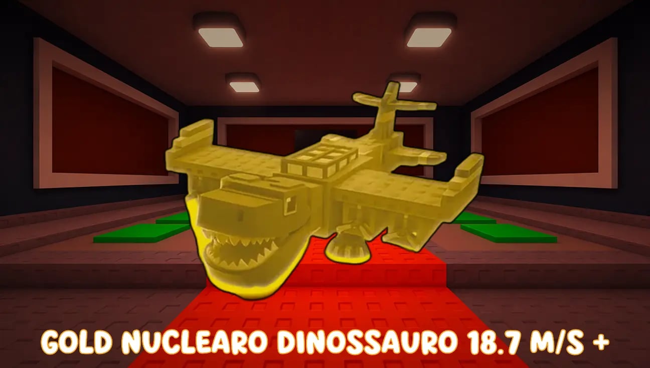 Gold Nuclearo Dinossauro 18.7 M/s + artwork