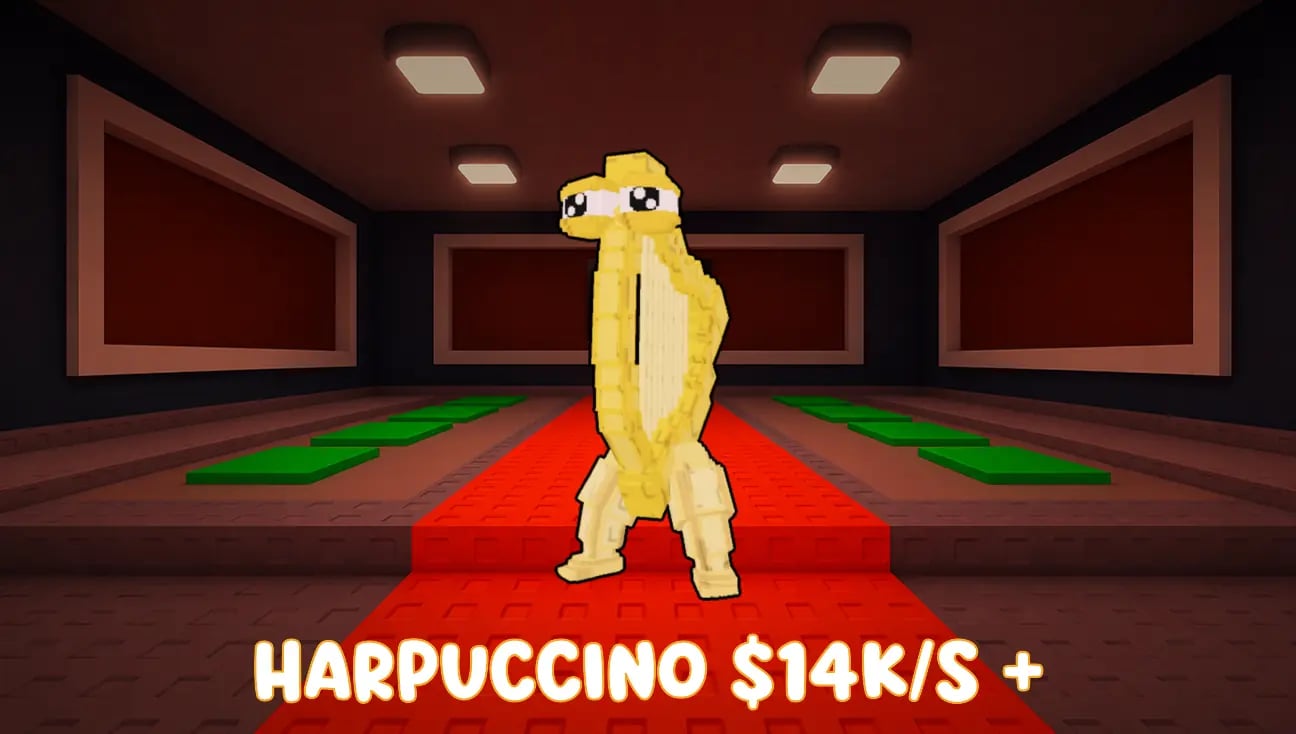 Harpuccino $14K/s + artwork