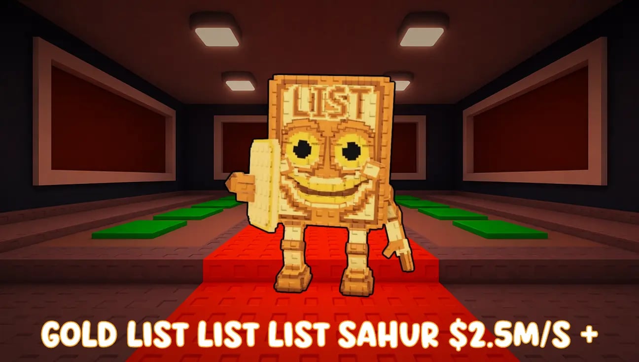 Gold List List List Sahur $2.5M/s + artwork