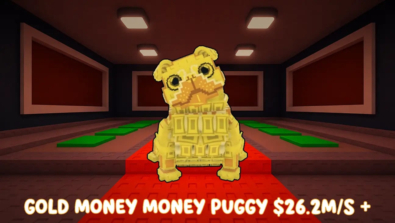 Gold Money Money Puggy $26.2M/S + artwork
