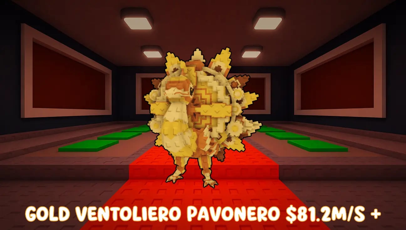 Gold Ventoliero Pavonero $81.2M/S + artwork