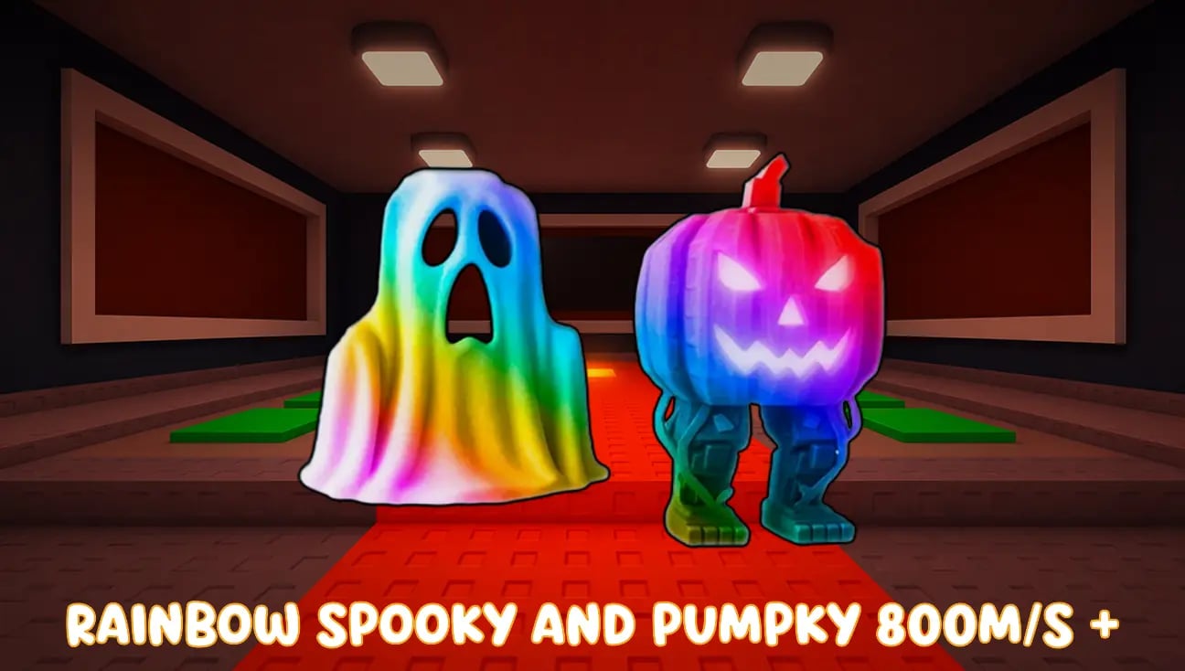 Rainbow Spooky And Pumpky 800M/s + artwork