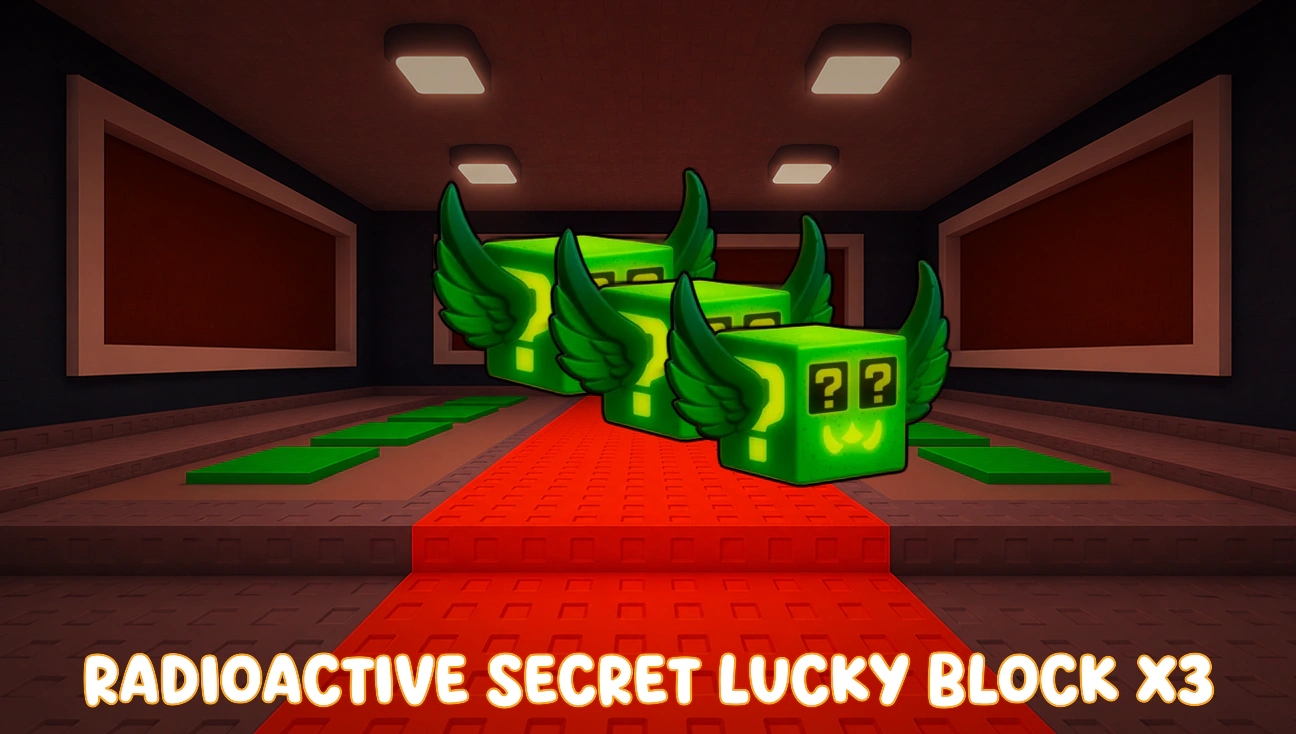 x3 Radioactive Secret Lucky Block artwork