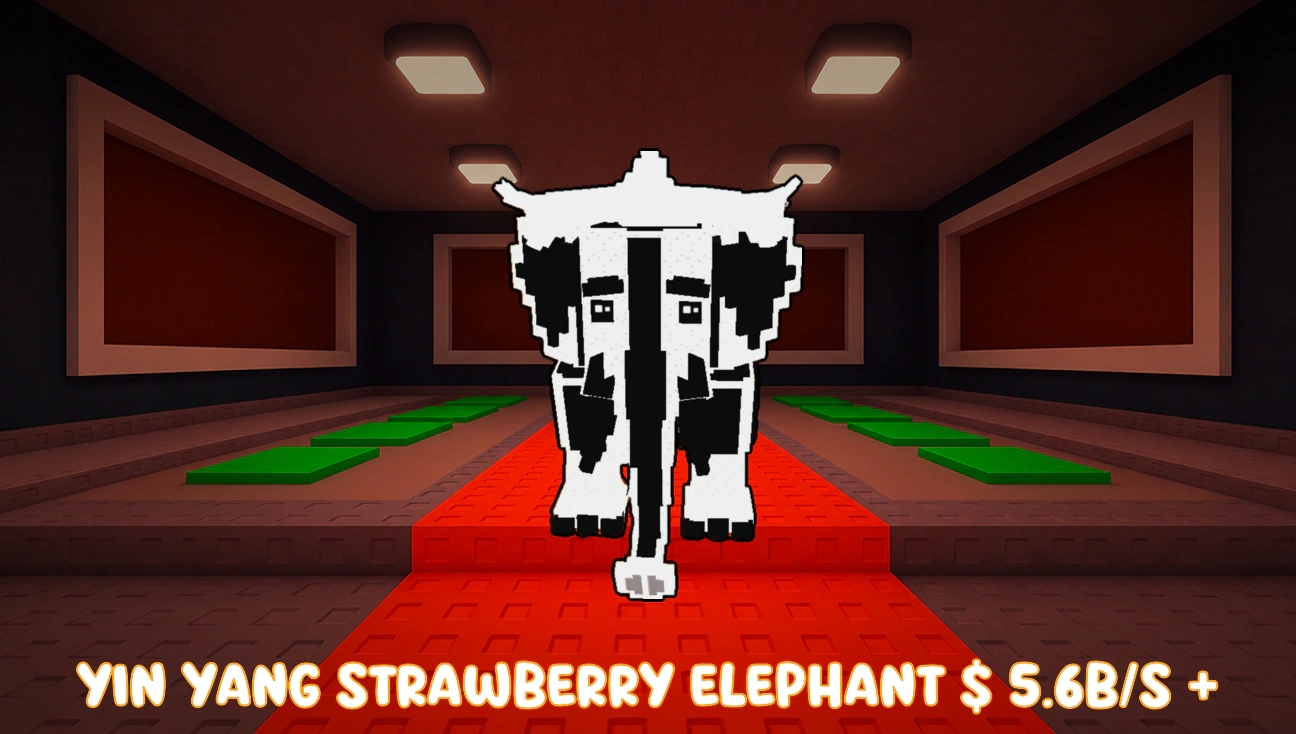 Yin Yang Strawberry Elephant Approx. 5.6B/s artwork