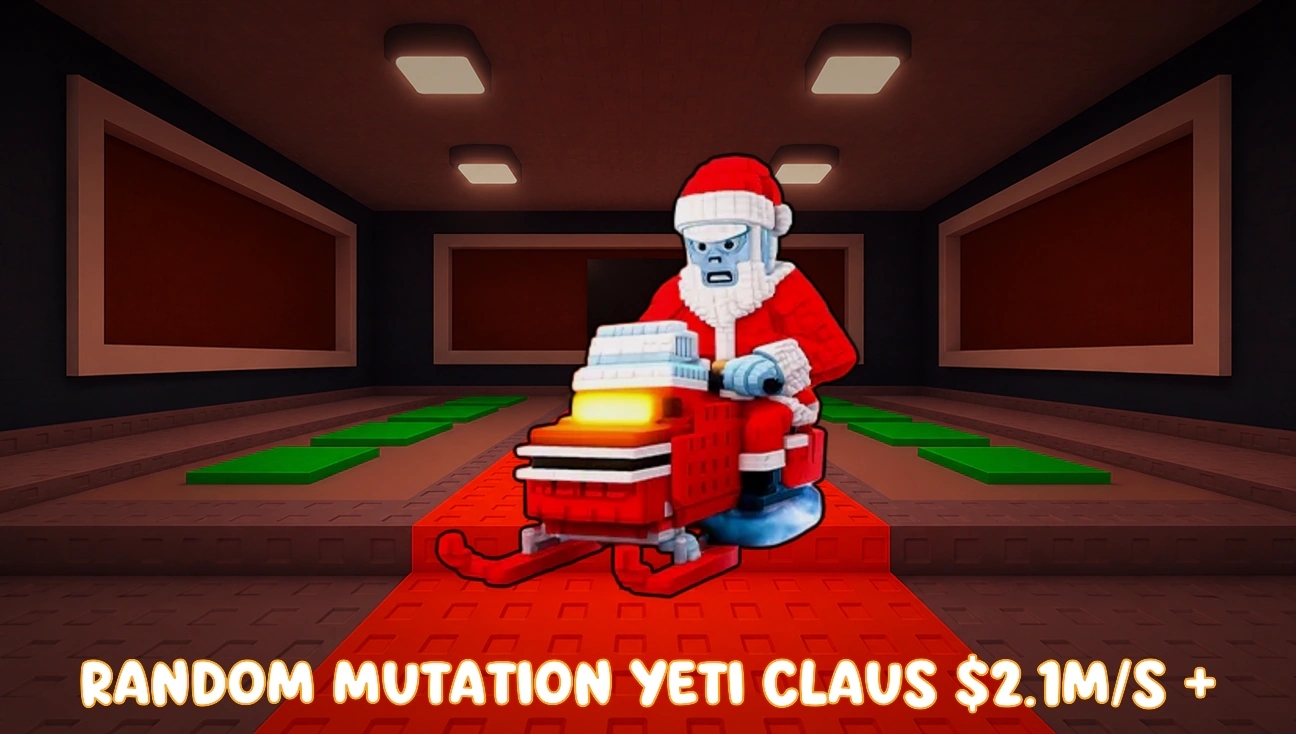 Random Mutation Yeti Claus Approx. 2.1M/s artwork