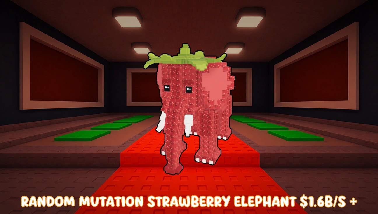 Random Mutation Strawberry Elephant $1.6B/S + artwork