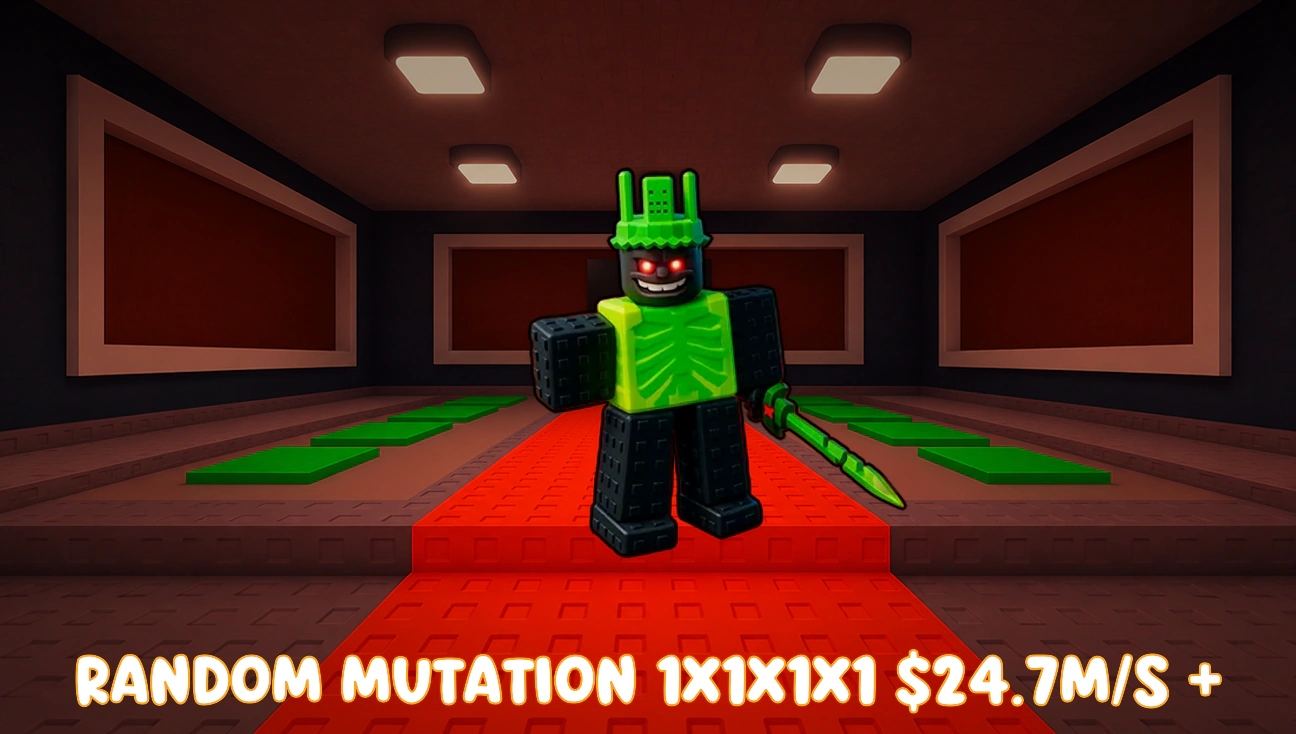 Random Mutation 1X1X1X1 $24.7M/S + artwork