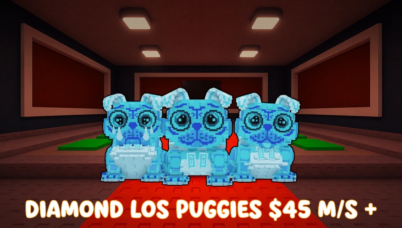 Diamond Los Puggies $45 M/s + artwork
